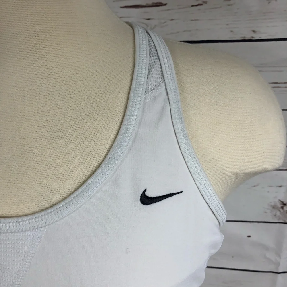 Nike White‎ Drifit Tank